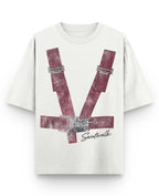 Off White Oversized T-shirt Front Design