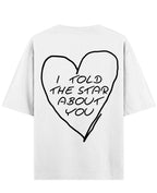 White Oversized T-shirt Back Design