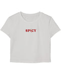 White Baby Tee Front Design