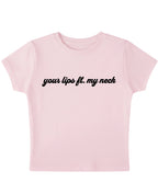 Baby Pink Baby Tee Front Design